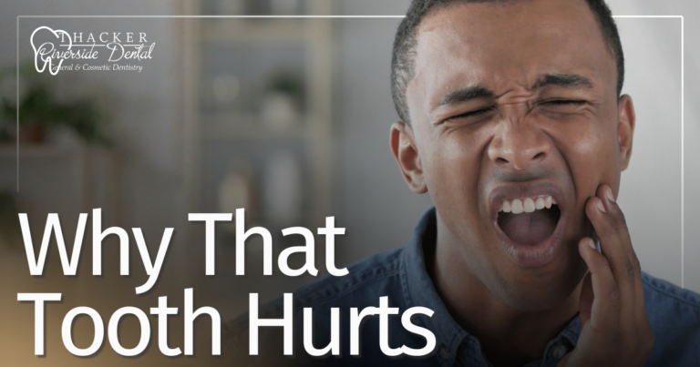 man with tooth pain