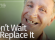Man smiling with a missing tooth